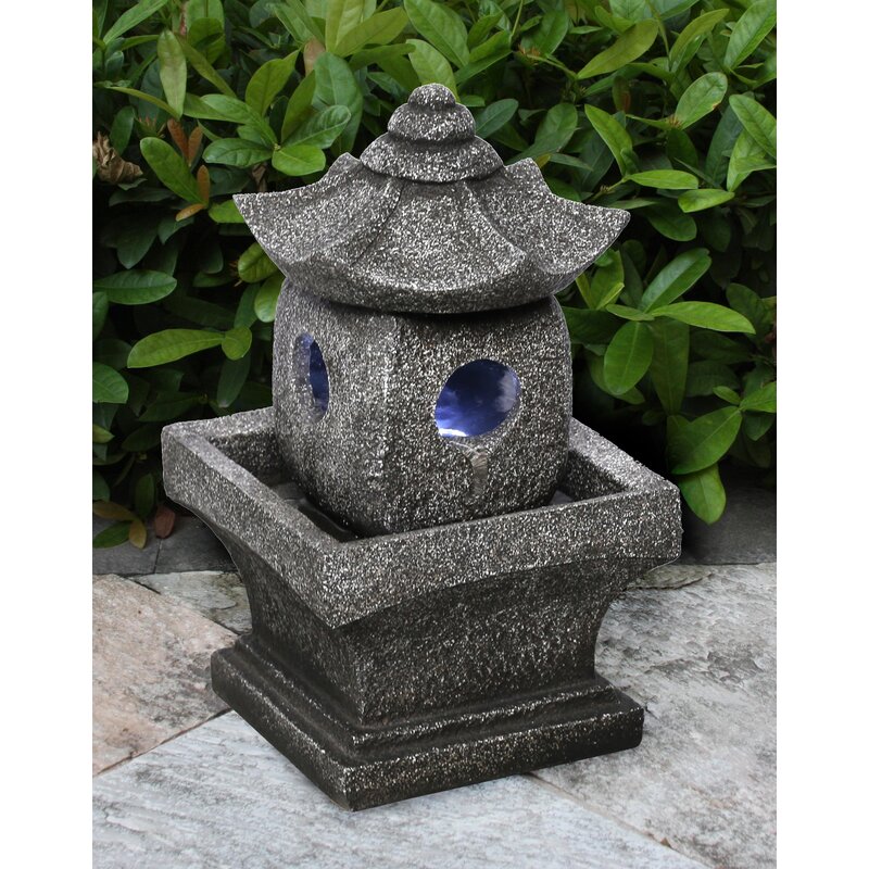 resin garden pagoda